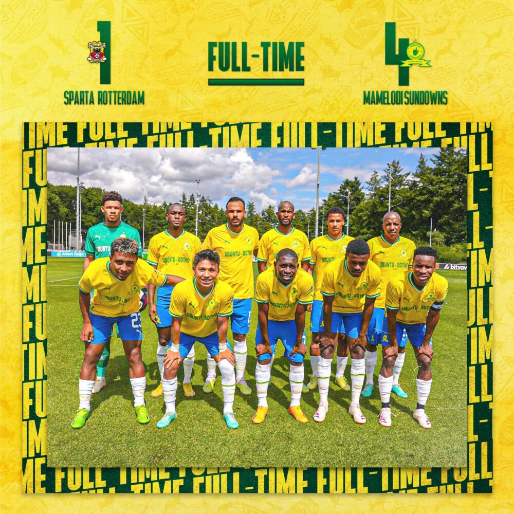 Mamelodi Sundowns bat Sparta Rotterdam 4-1