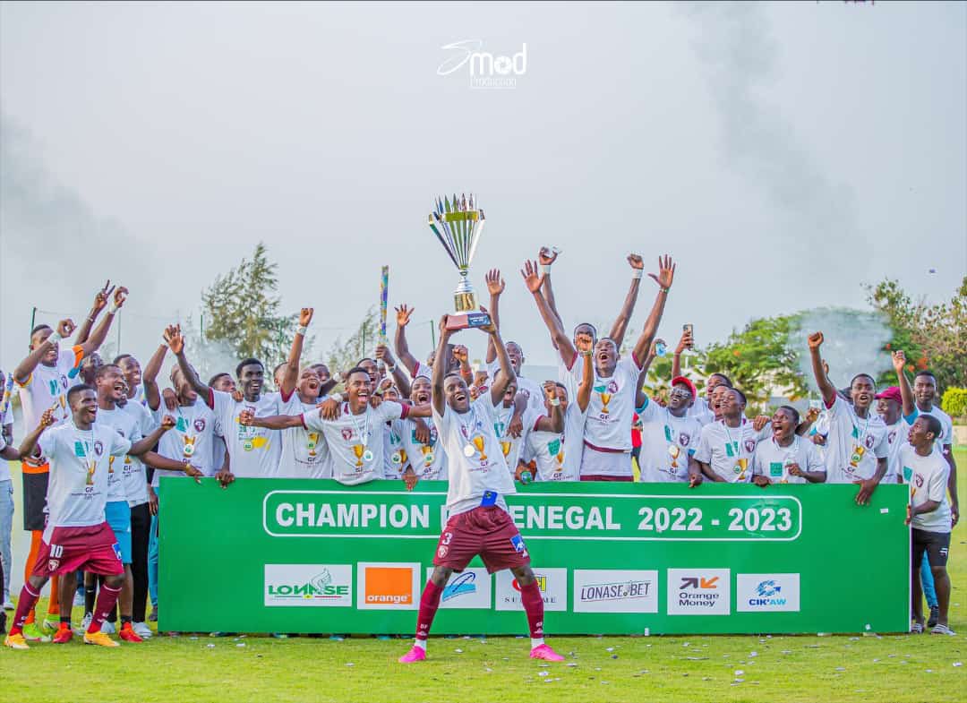 Génération Foot champion du Sénégal 2023