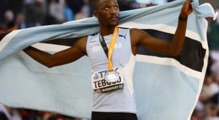 Letsile Tebogo phénomène du sprint Botswana-Mondiaux d'athlétisme