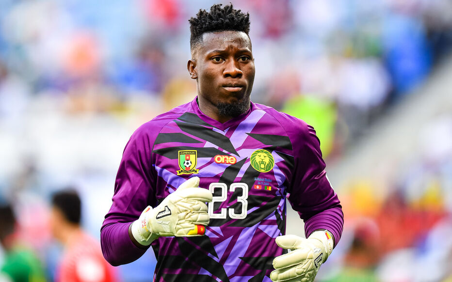 Andre ONANA of Cameroon during the FIFA World Cup Qatar 2022, Group G match between Switzerland and Cameroon on November 24, 2022 at Al Janoub Stadium in Al Wakrah, Qatar. (Photo by Baptiste Fernandez/Icon Sport)