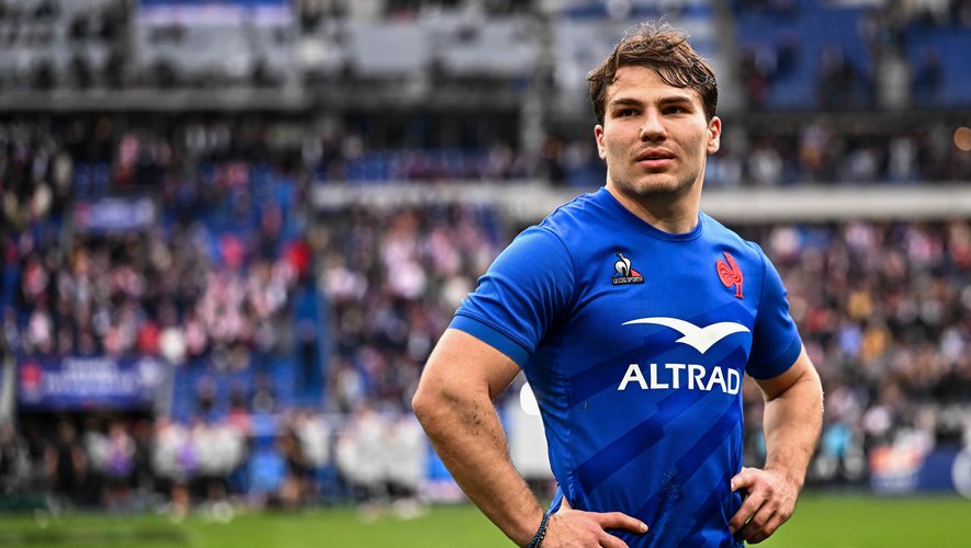 Antoine DUPONT of France during the Six Nations Championship match between France and Wales at Stade de France on March 18, 2023 in Paris, France. (Photo by Anthony Bibard/FEP/Icon Sport)