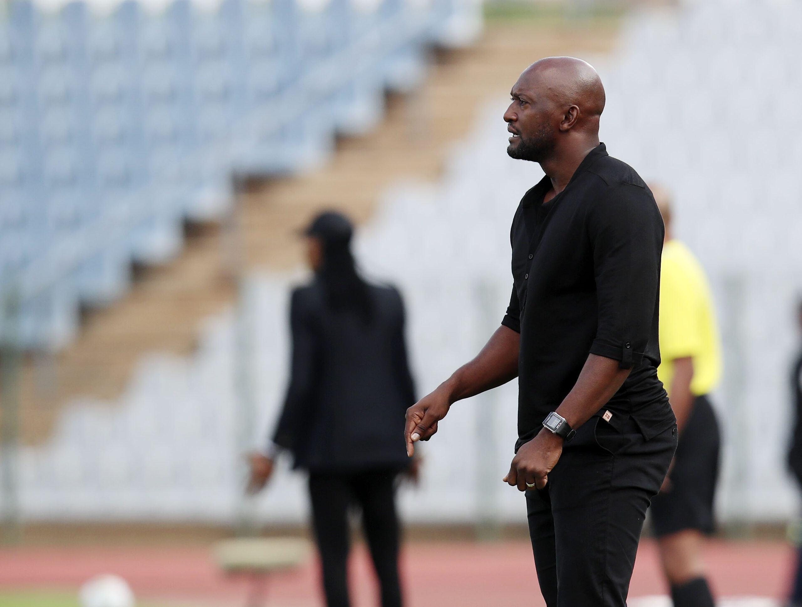 Collin Benjamin, coach of Namibia during the 2023 African Cup of Nations Qualifiers match between Namibia and Cameroon at the Dobsonville Stadium, Soweto on the 28 March 2023 ©Muzi Ntombela/BackpagePix