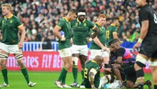Bongi Mbonambi blessé en finale de la Coupe du monde de rugby