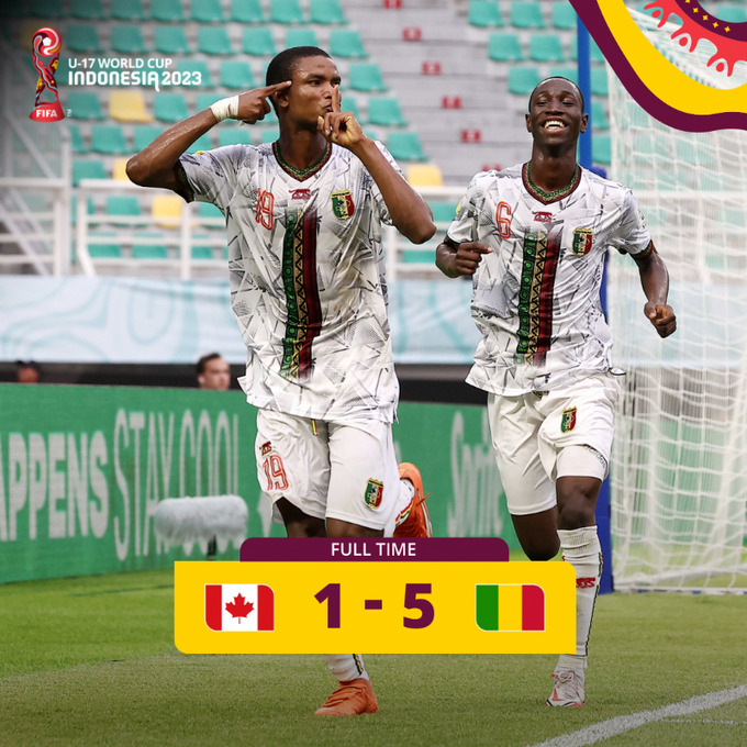 Mondial U17 Mali vs Canada 5-1
