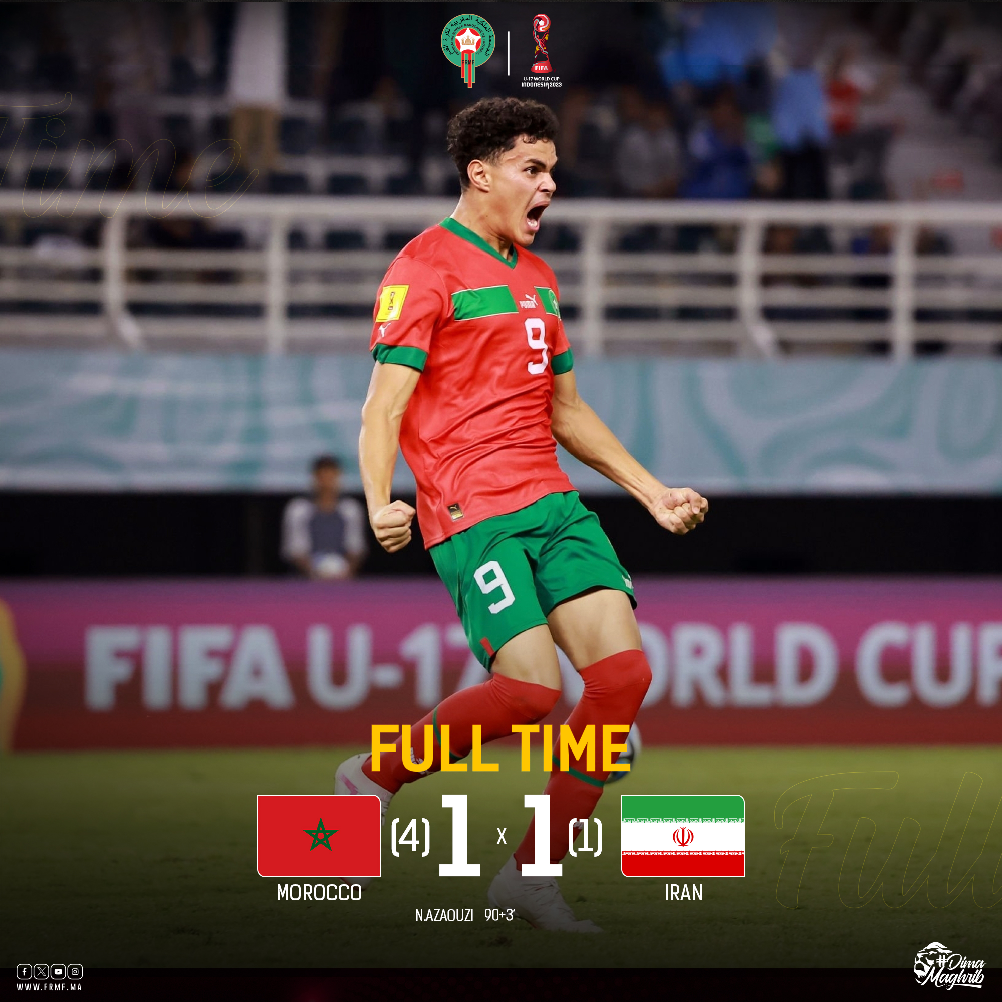 Mondial U17 Maroc élimine Iran