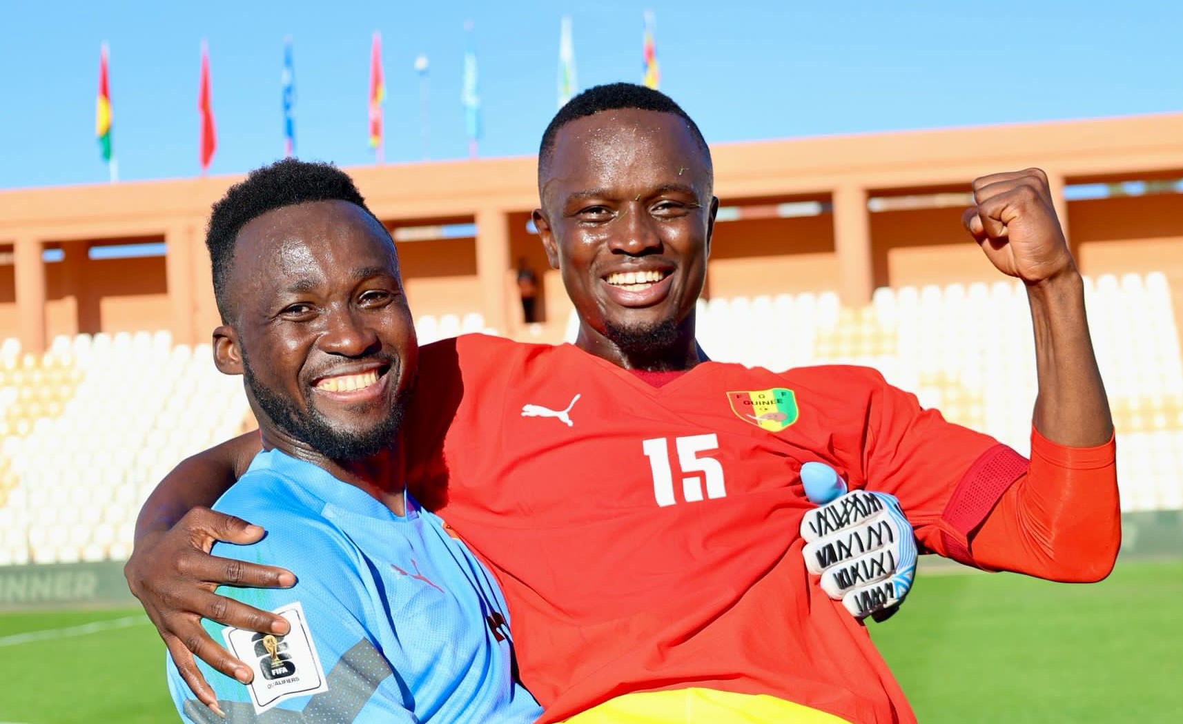 Seydouba Cissé porté en triomphe Guinée Qualifications Mondial 2026
