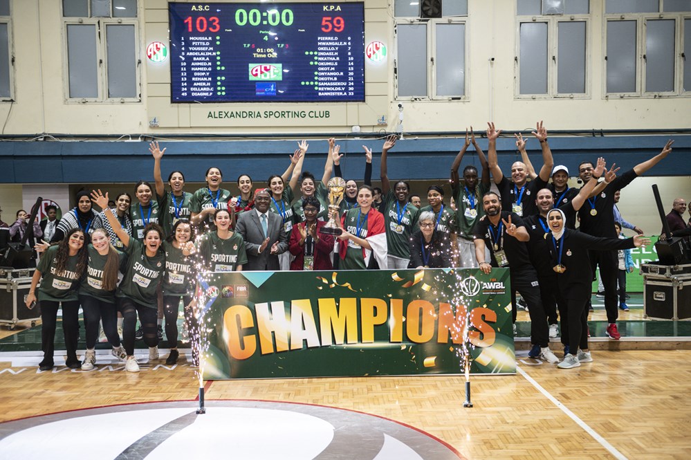 Alexandria SC championne d'Afrique de basketball