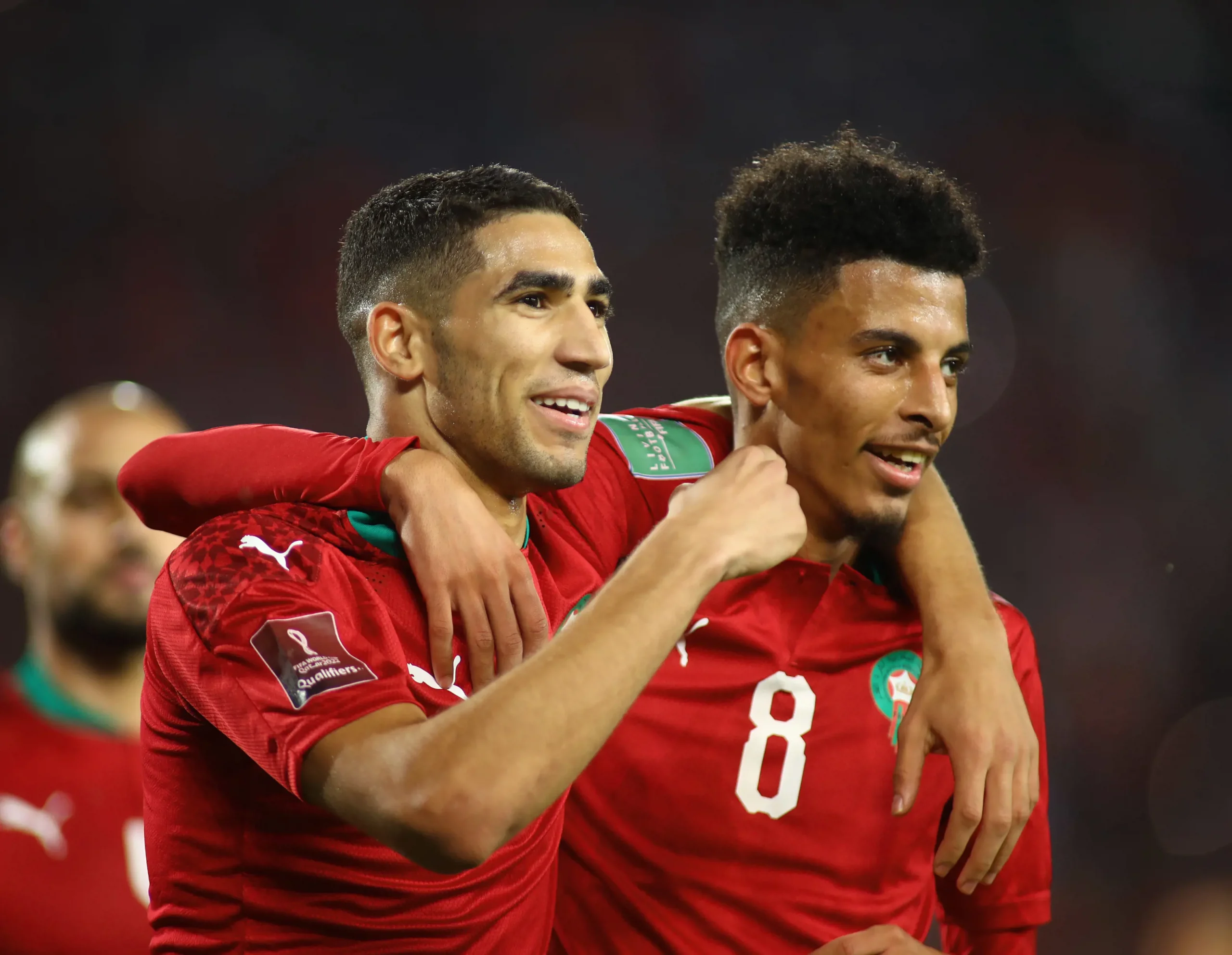 Achraf Hakimi et Ounahi Maroc