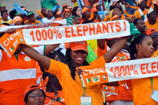 Supporters Côte d'Ivoire