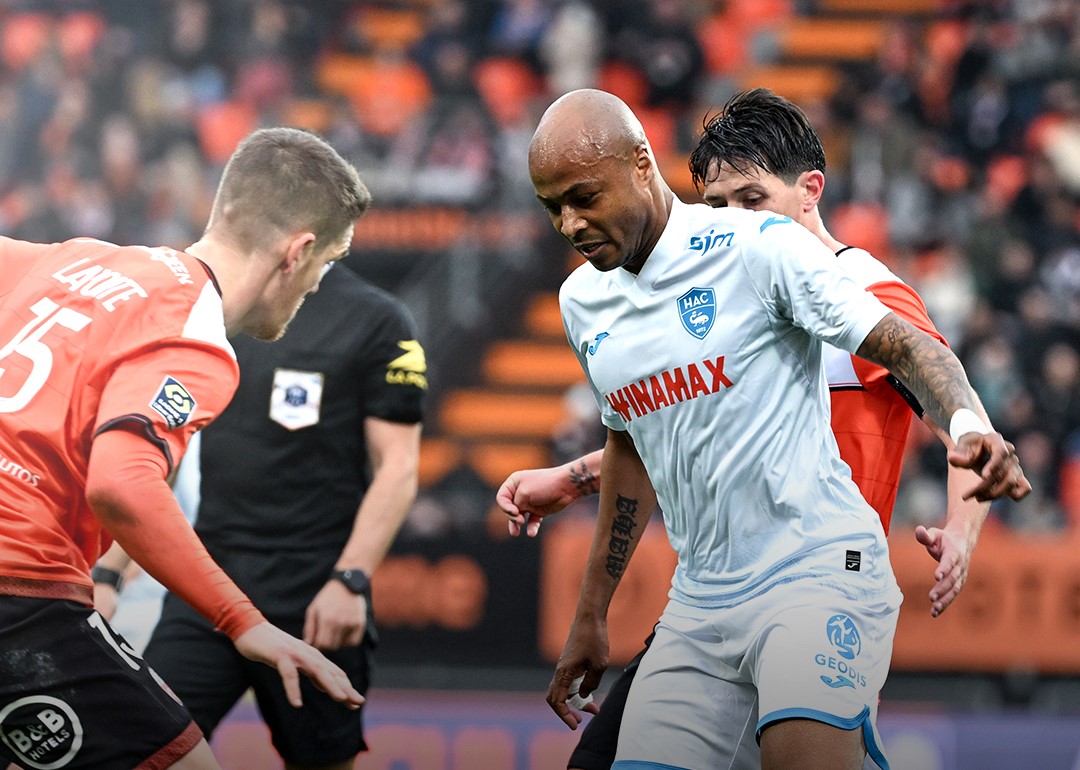 Andre Ayew doublé avec le Havre