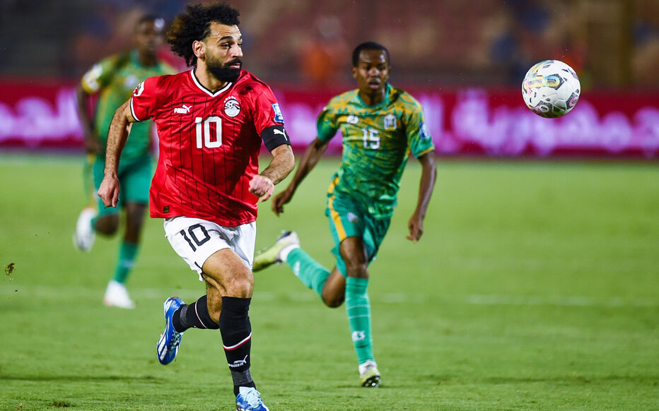 Mohamed Salah of Egypt during the FIFA World Cup Qualifiers 2026 match between Egypt and Djibouti held at Cairo International Stadium in Cairo,Egypt on 16 November 2023 Mostafa Emira/Sports Inc - Photo by Icon sport