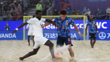 Beach soccer Sénégal vs Japon