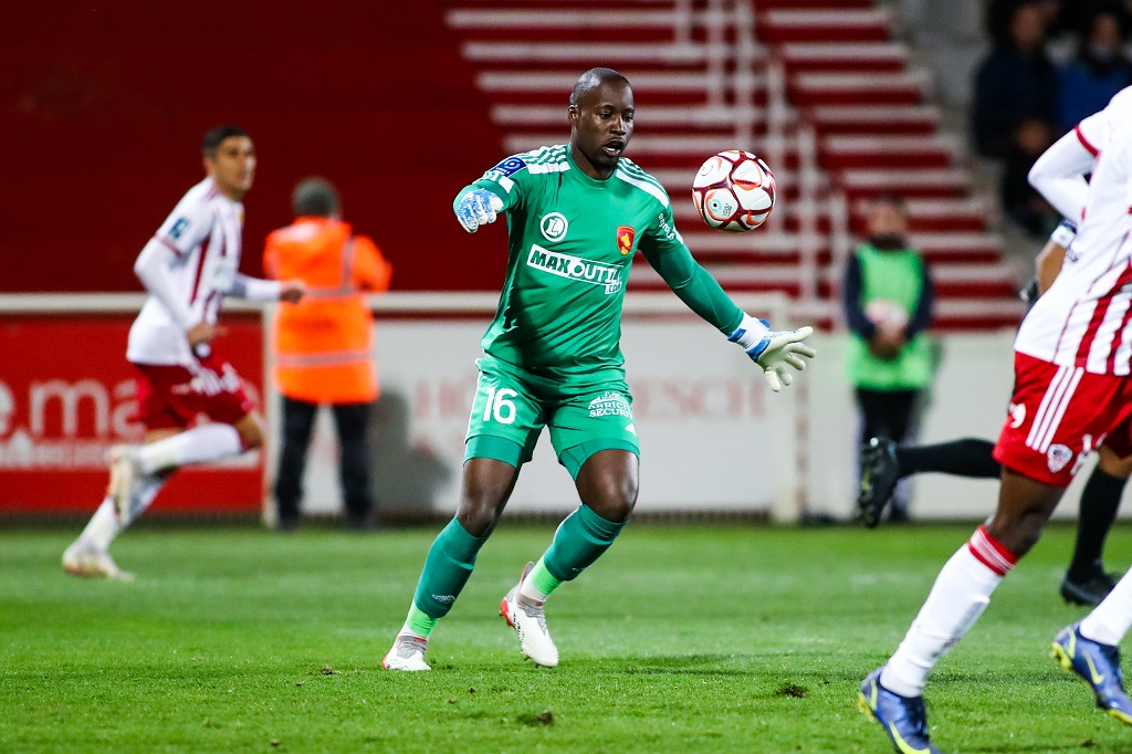 Lionel MPASI during the Ligue 2 BKT match between Ajaccio and Rodez at Stade Francois Coty on February 26, 2022 in Ajaccio, France. (Photo by Michel Luccioni/Icon Sport)