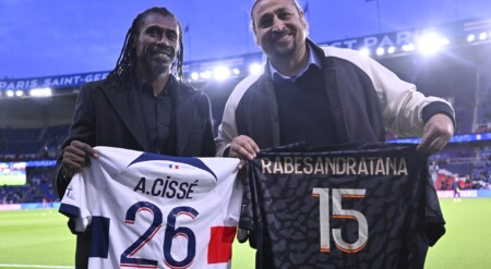 Aliou Cissé et Eric Rabésandratana