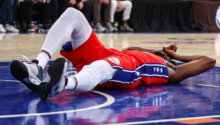 Joel Embiid blessure contre New-York