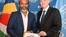 Elvis Chetty et Infantino