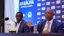 Patrice Motsepe et Veron Mosengo-Omba CAF