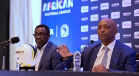 Patrice Motsepe et Veron Mosengo-Omba CAF