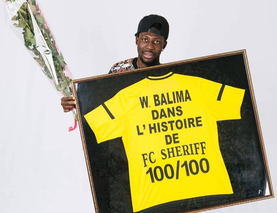 Wilfried Balima, ancien joueur et actuel entraîneur adjoint de Sheriff Tiraspol de la Moldavie.