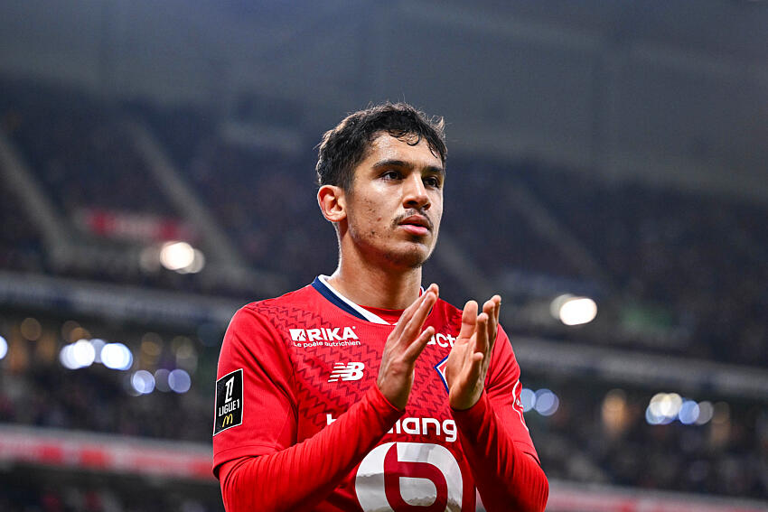Osame SAHRAOUI of Lille  during the French Ligue 1 McDonald's football match between Lille and Lyon at Stade Pierre-Mauroy on November 1, 2024 in Lille, France. (Photo by Baptiste Fernandez/Icon Sport)   - Photo by Icon Sport