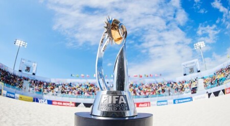 Mondial beach soccer trophée