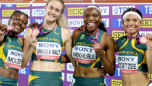 Mondiaux relais féminin Afrique du Sud