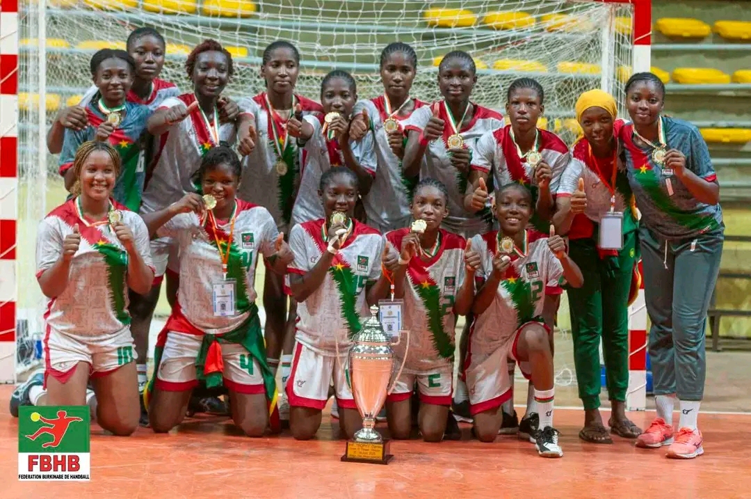Les Étalons handballeuses du Burkina Faso.